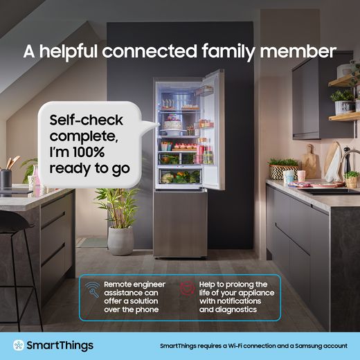 Samsung Series 6 Freestanding 185cm High E Rated 70/30 Fridge Freezer - Black - RB34C632EBN