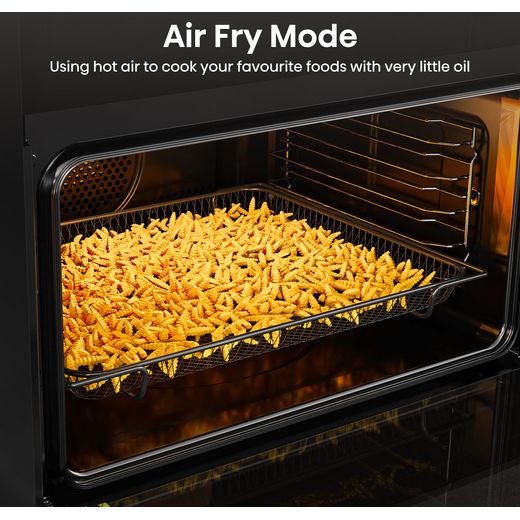 Hisense Hi6 HIPKD4AX60IND1 Built Under Electric Double Oven - Black / Stainless Steel
