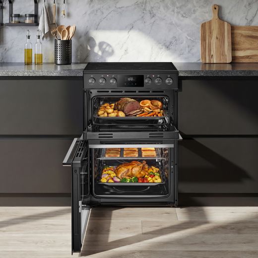 Midea MFO24EME4R118-BK Freestanding Electric Cooker - Black