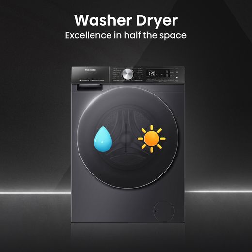 Hisense 5S Series WD5S1045BB Washer Dryer - Black