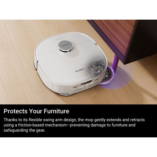 Eureka J15 Pro Ultra NERJ15ULTRAWH Robotic Vacuum Cleaner - White