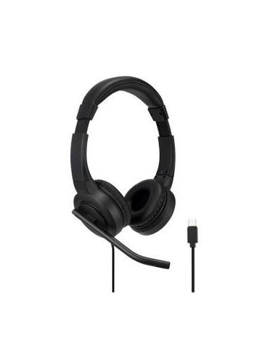 Kensington H1000 USB-C On-Ear Headset, Wired, Calls/Music, 210 g, Headset, Black
