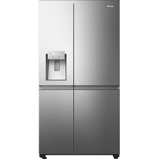 Hisense PureFlat Infinite RS818N4TIC American Fridge Freezer - Stainless Steel