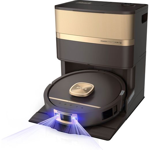 Shark PowerDetect UV Reveal Luxe RV3024XEUKPU Robotic Vacuum Cleaner - Espresso Brown