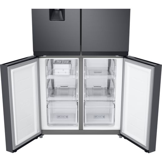 Samsung RF48A401EB4 American Fridge Freezer - Gentle Black Matt
