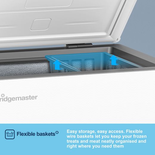 Fridgemaster MCF95E1 Chest Freezer - White