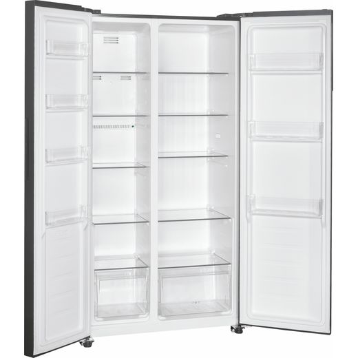Candy American Fridge Freezer - Stainless Steel - E Rated