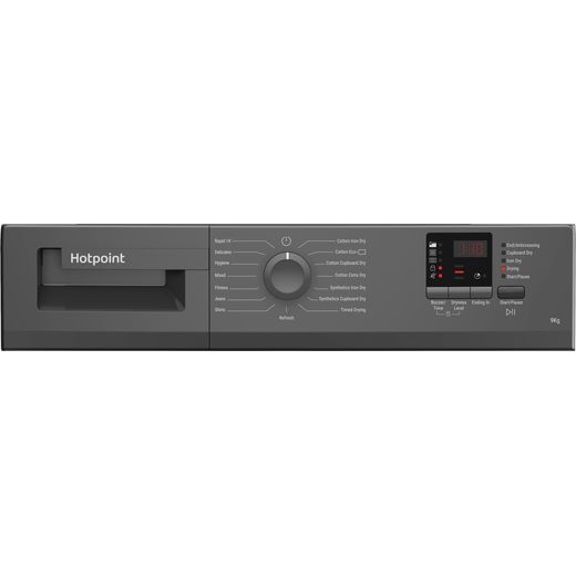 Hotpoint C HD C92 GGGD UK 9Kg Condenser Tumble Dryer - Anthracite