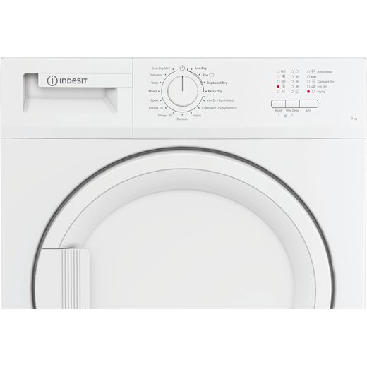 Indesit C YD C82 WWGL UK 8Kg Condenser Tumble Dryer - White