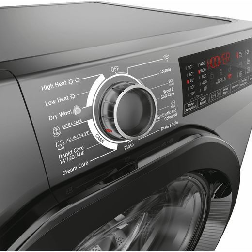 Hoover H-WASH&DRY 350 8Kg / 6Kg Washer Dryer - Graphite - D Rated