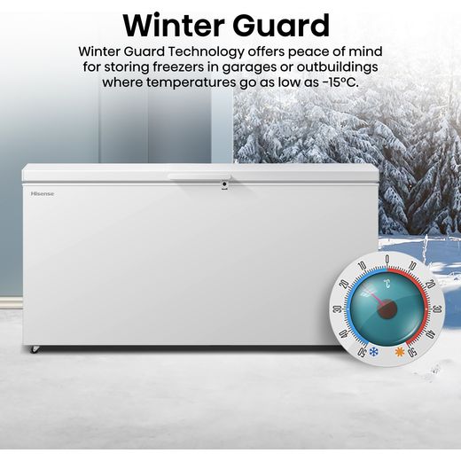 Hisense FC650D4AWLYE Chest Freezer - White