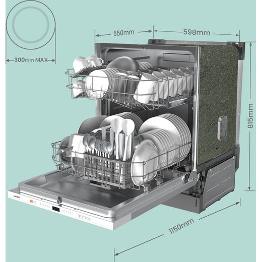 Comfee BD1215P-W Built In Full Size Dishwasher - White