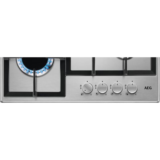 AEG HGE64200SM Built In Gas Hob - Stainless Steel