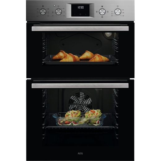 AEG OU5NP20M Built In Electric Double Oven - Stainless Steel