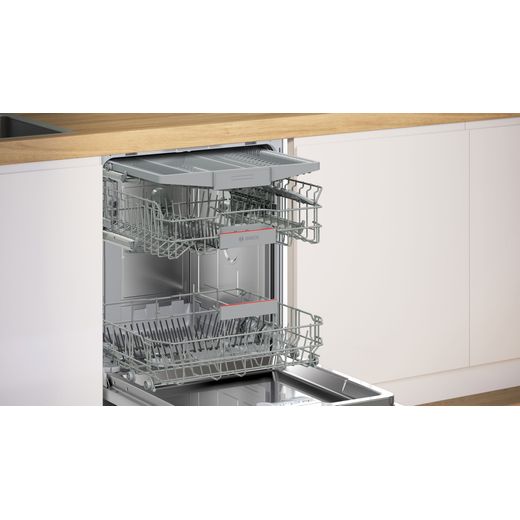 Bosch Series 4 SMH4HVX14G Built In Full Size Dishwasher - Silver