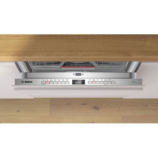 Bosch Series 4 SMH4HVX14G Built In Full Size Dishwasher - Silver