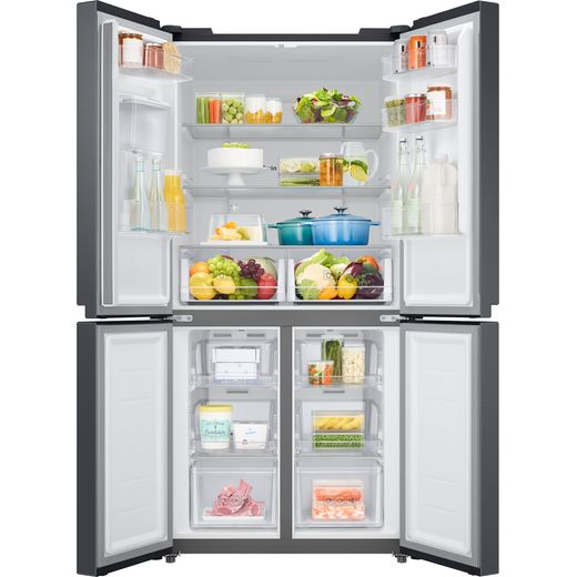 Samsung RF48A401EB4 American Fridge Freezer - Gentle Black Matt