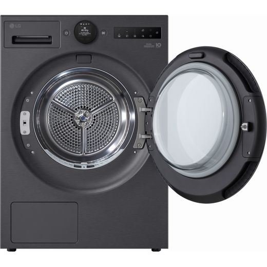 LG VX70 Series AI Dry RHX7009TBB Heat Pump Tumble Dryer - Black