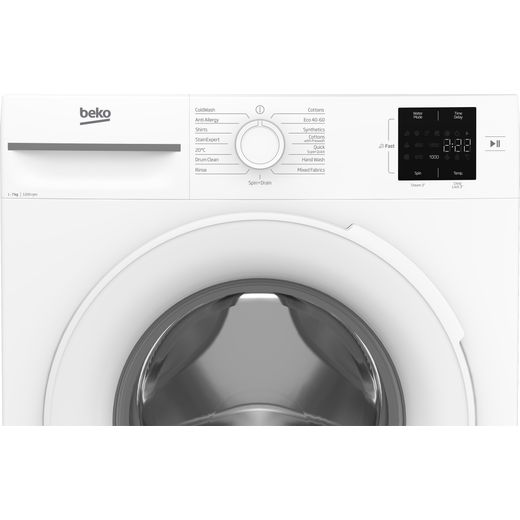 Beko BM1WT3721W 7kg Washing Machine with 1200 rpm - White - B Rated