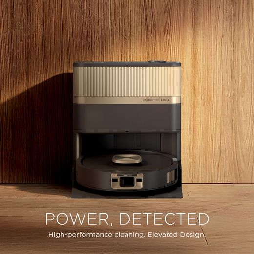 Shark PowerDetect UV Reveal Luxe RV3024XEUKPU Robotic Vacuum Cleaner - Espresso Brown