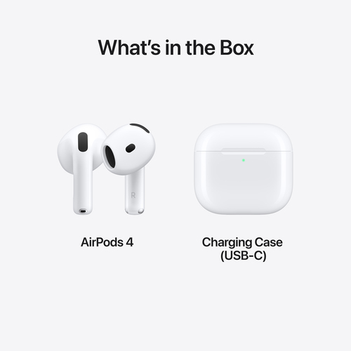 Apple AirPods 4, True Wireless Stereo (TWS), Calls/Music/Sport/Everyday, Headset, White