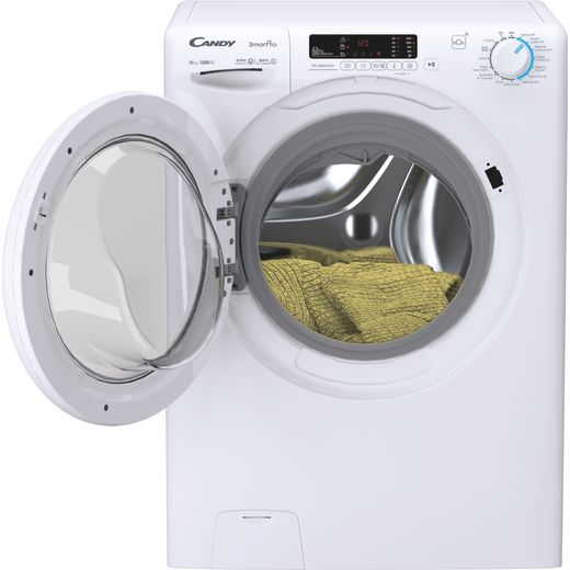 Candy Smart Pro CH2103DW4/1-80 10kg Washing Machine with 1200 rpm - White - B Rated