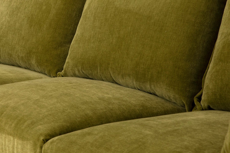 Model 06 3 Seater Sofa Faux Leather Chestnut