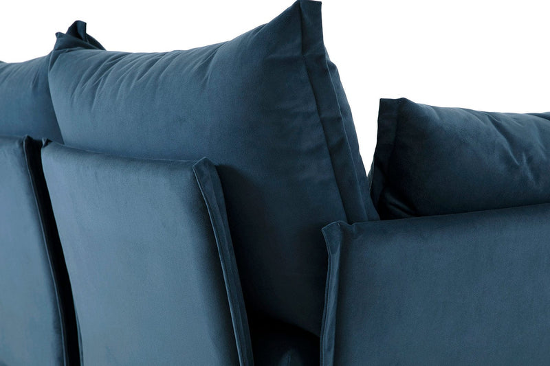 Model 06 3 Seater Sofa Faux Leather Chestnut