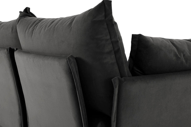 Model 06 3 Seater Sofa Faux Leather Chestnut