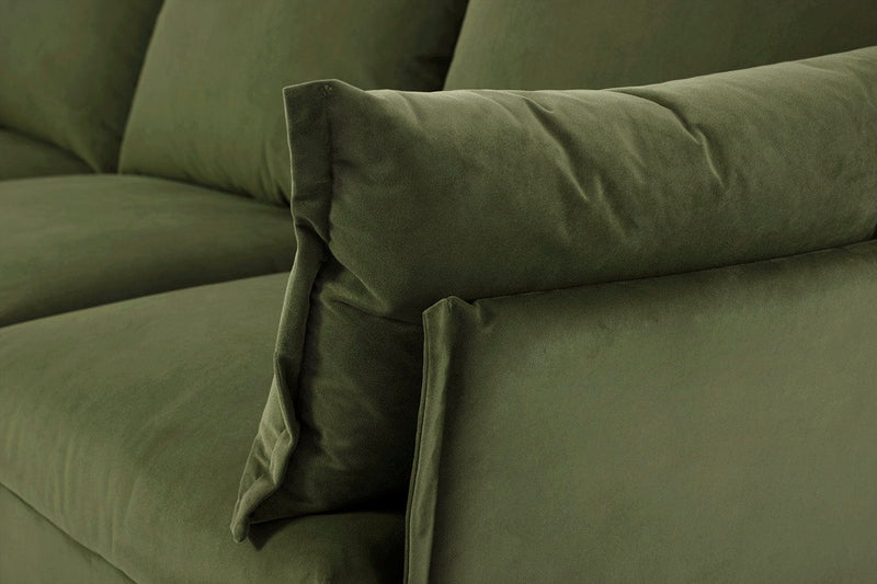 Model 06 3 Seater Sofa Faux Leather Chestnut