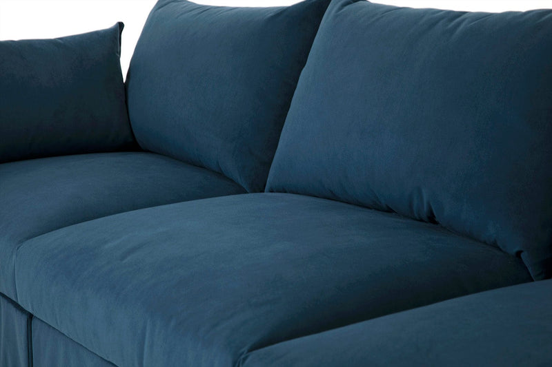 Model 06 3 Seater Sofa Faux Leather Chestnut