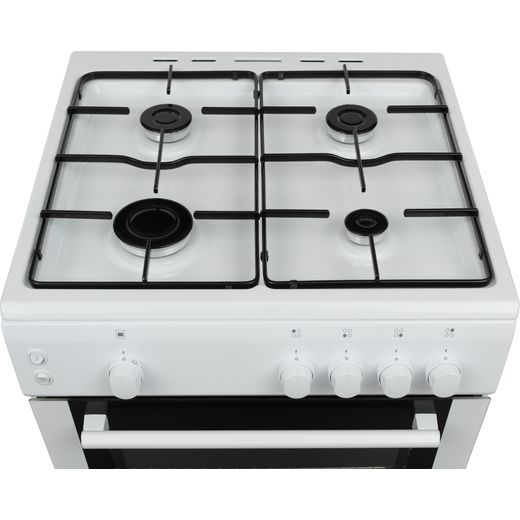 Electra 60cm Gas Cooker - White - A Rated
