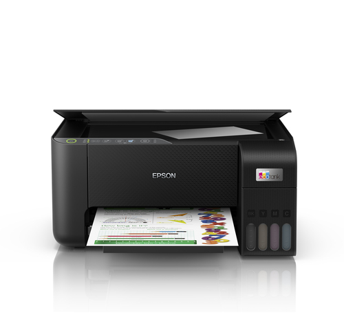 Epson EcoTank ET-2862, Inkjet, Colour printing, 5760 x 1440 DPI, A4, Direct printing, Black