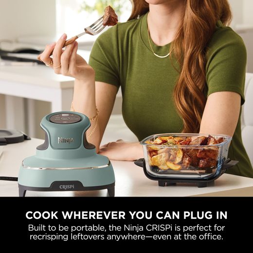 Ninja CRISPi 4-in-1 Portable Glass FN101UKSG Air Fryer - Sage