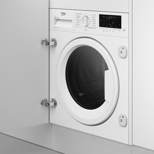 Beko SteamCure WDIK754411 Built In Washer Dryer - White