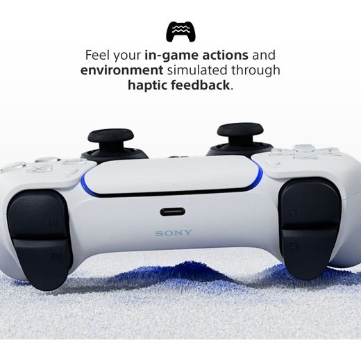 PlayStation White Gaming Controller - P5AEPJSNY02275