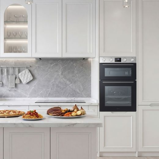 Midea MBOD70M30D0-SS Built In Electric Double Oven - Stainless Steel