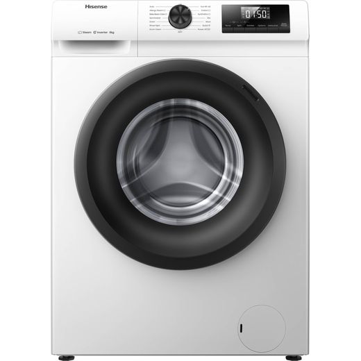 Hisense 1Q Series WF1Q8041BW 8kg Washing Machine with 1400 rpm - White - A Rated