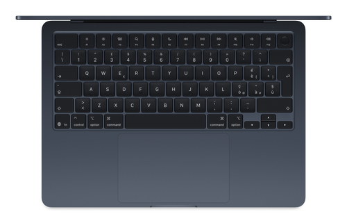 Apple MacBook Air 13-inch : M4 chip with 10-core CPU and 8-core GPU, 16GB, 256GB SSD - Midnight, Apple M, 34.5 cm (13.6