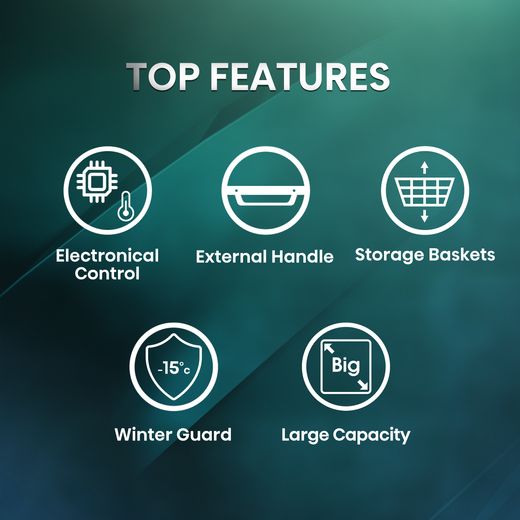 Hisense FC650D4AWLYE Chest Freezer - White