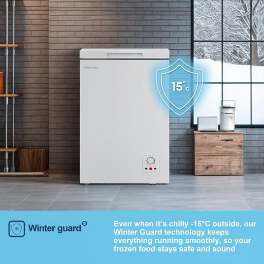 Fridgemaster MCF95E1 Chest Freezer - White