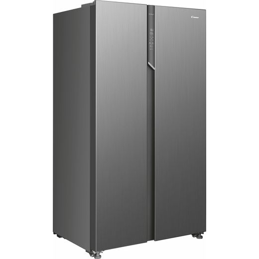 Candy American Fridge Freezer - Stainless Steel - E Rated