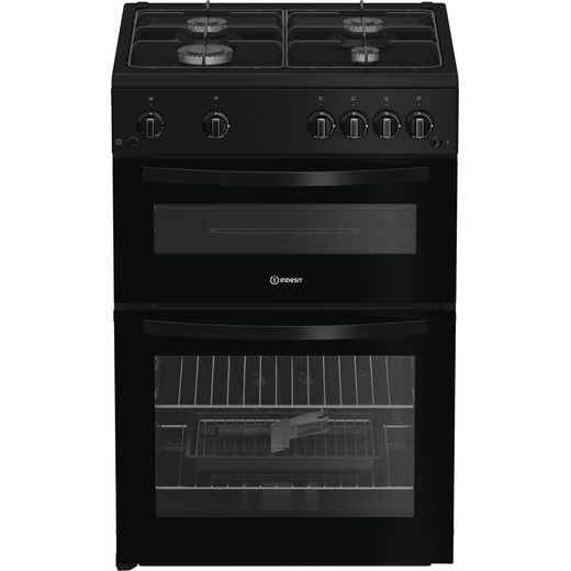 Indesit ITG6GB Freestanding Gas Cooker - Black