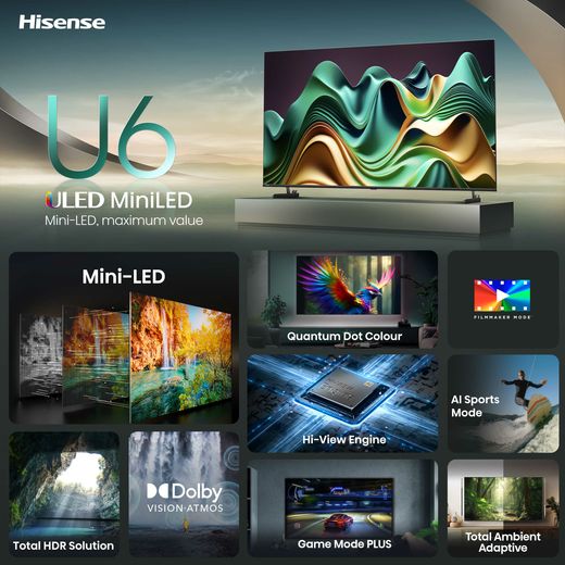 Hisense U6NQTUK 55
