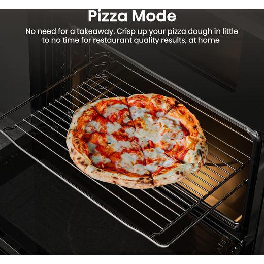 Hisense Hi6 HIPKD4AX60IND1 Built Under Electric Double Oven - Black / Stainless Steel