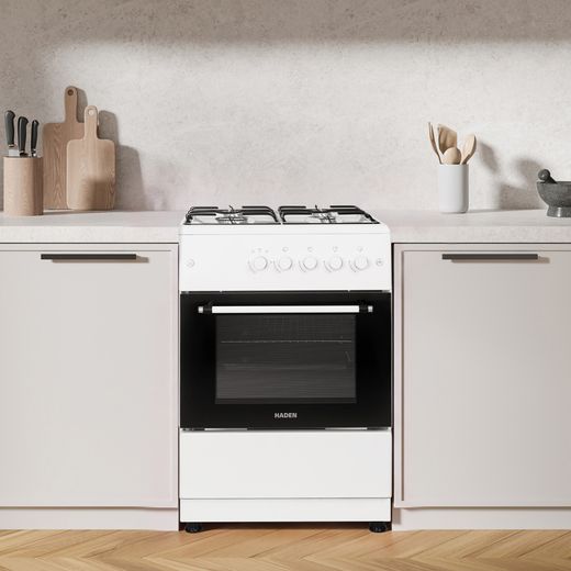 Haden HGS63W Freestanding Gas Cooker - White