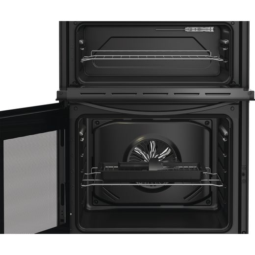 Indesit ITE6VMB Freestanding Electric Cooker - Black