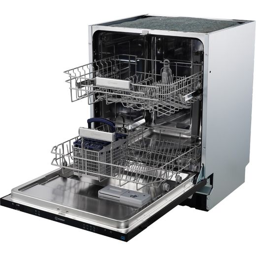Indesit IN2IE13CNO8UK Built In Full Size Dishwasher - Black