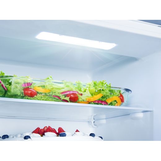 Fridgemaster MBC55224FE 177cm High 50/50 Integrated Frost Free Fridge Freezer with Sliding Door Fixing Kit - White - E Rated