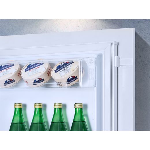 Fridgemaster MBC55224FE 177cm High 50/50 Integrated Frost Free Fridge Freezer with Sliding Door Fixing Kit - White - E Rated
